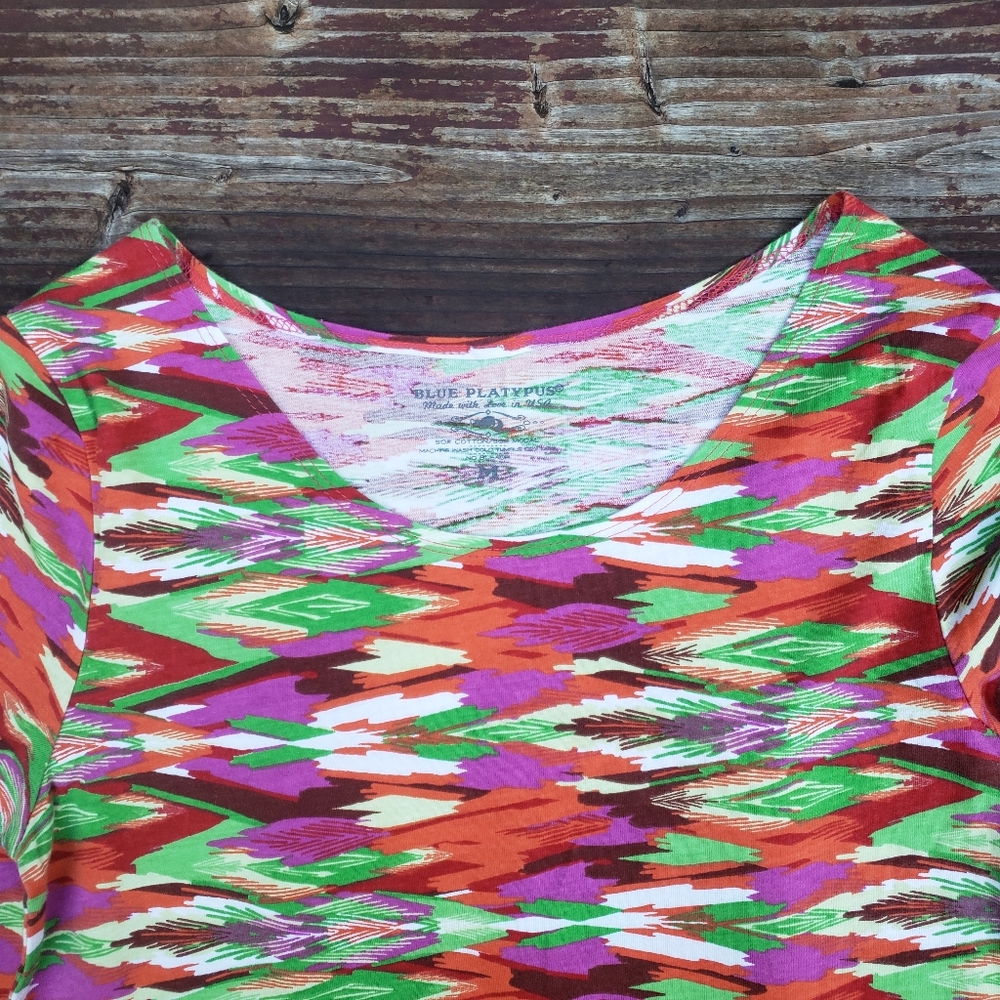 Blue Platypus Colorful, Bright, Unique Dress - Size M - Picture 5 of 8